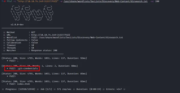 Sensitive Directory Scan
